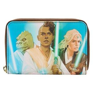 LOUNGEFLY Star Wars High Republic Comic Zip Around Wallet